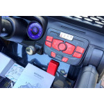 Elektrické autíčko - Jeep S2388 - nelakované - čierne